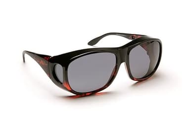 Eschenbach Optik Solar Shield Polarized Sunglasses with UV Protection - Large, Gray Filtered