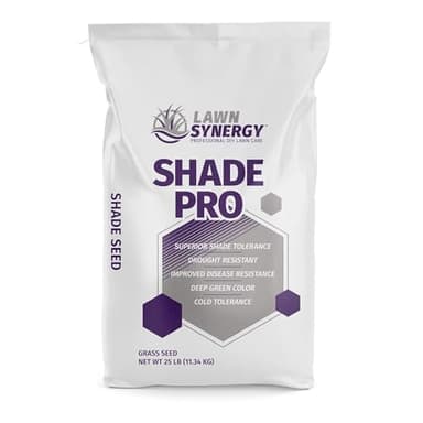 Shade Pro Grass Seed — Fine Fescue & Ryegrass Blend for Shaded Lawns — Thrives in Low-Light Areas — Dark Green, Dense Turf — 10 lb / 25 lb / 50 lb (50 lbs)