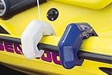Taylor Made Personal Watercraft Fender, Blue, 8" Diameter, 8 lbs, Jet Ski PWC, Quick Attachment Design Hooks Under Bond Flange, Suction Cup, Line - 1075