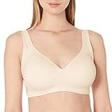 Warner's Women's No Side Effects Underarm and Back-Smoothing Comfort Wireless Lightly Lined T-Shirt Bra Ra2231a, Butterscotch, XX-Large