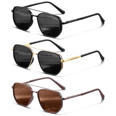 KUGUAOK Polarized Aviator Sunglasses for Women Men Fashion UV Protection Tangle Free Sun Glasses Vintage Trendy Shades