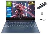 HP Victus 15.6 inch FHD 144Hz Gaming Laptop, Intel Core i5-12450H, 32GB RAM, 1TB SSD, NVIDIA GeForce RTX 3050, Backlit KB, Windows 11 Home, Blue with Accessories