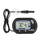 Zacro Digital Aquarium Thermometer, Fish Tank Thermometer, Water Thermometer with Large LCD Display, Reptile Thermometer for Fish Tank Water Terrarium