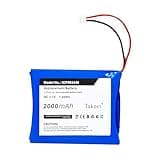 SCESMIA 2000mAh/3.7V Replacement Battery ICP083448 JHHY903448A Compatible with Albrecht TecTalk Float Bambini Babysitter Tectalk Float PMR446 Freecomm 850 Two-Way Radio