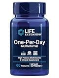 Life Extension One-Per-Day Multivitamin – Packed with Over 25 Vitamins, Minerals & Plant Extracts, Quercetin, 5-MTHF Folate & More – 1-Daily, Non-GMO, Gluten-Free – 60 Tablets