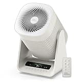 COWAY Air Purifier for Home Bedroom, 2-in-1 with Fan, True HEPA Filter for Smoke, Allergies, Pet Dander, Odor, Air Quality Monitor, Auto Mode, Remote Control, Timer, 3-Year Warranty, Aim, Marshmallow