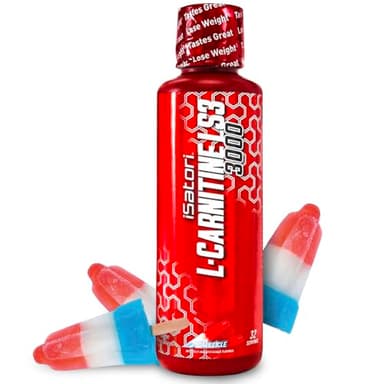 iSatori L-Carnitine LS3 3000, Liquid L-Carnitine with Acetyl L-Carnitine, L-Carnitine L-Tartrate, Stimulant Free Pre Workout, Low Calories, Sugar, Gluten, Keto-Friendly, Bombsicle Flavor (32 Servings)