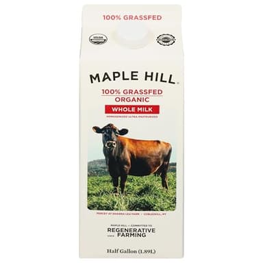 Maple Hill Creamery Organic Whole Milk, 64 fz
