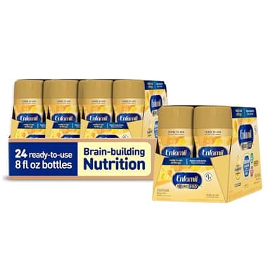 Enfamil NeuroPro Ready to Feed Baby Formula, Ready to Use, Brain and Immune Support with DHA, Iron and Prebiotics, Non-GMO, 8 Fl Oz, 6 count (Pack of 4), Total 24 bottles