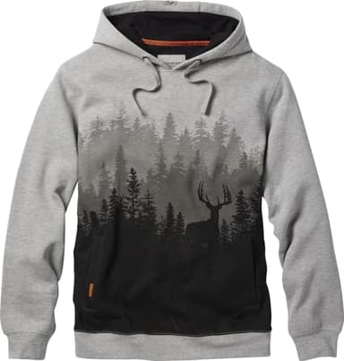 Legendary Whitetails Mens Printed Hoodie Pullover Hooded Sweatshirt, Medium Heather Gray, X-Large