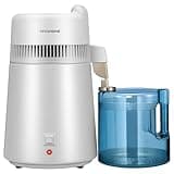 VIVOHOME Water Distiller Countertop 1.6 Gallon/6L 900W Distilled Water Machine with Smart Switch Purifier Filter for Home Office, White