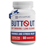 ButtOut Quit Smoking Lung Cleanse. Helps to Stop Smoking & Support Respiratory Health - Natural Lung Cleanse & Detox. Nicotine Free. 60 Count - 30 Day Supply