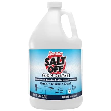 STAR BRITE Salt Off Concentrate - Ultimate Salt Remover Wash & Marine Engine Flush for Boats, Vehicles, Trailers, and More - 128 OZ Gallon (093900N)
