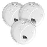 First Alert Interconnect Hardwire Smoke Alarm with Battery Backup & Voice Alerts, 3-Pack