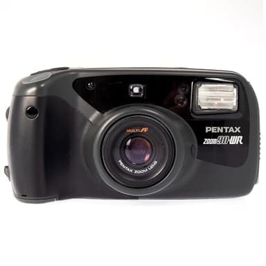 Pentax IQ Zoom 90WR Weather Resistant Compact 35mm P&S Film Camera (Renewed)