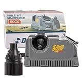 Drill Doctor DD500X Twist Drill Bit Sharpener - 3/32" to 1/2" - Electric Sharpener - High Speed & Portable - For Steel, Masonry, Carbide & Tin-Coated Drill Bits - Adjustable 118° or 135° Angle