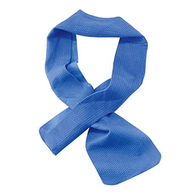 Ergodyne Chill Its 6603 Cooling Neck Wrap, Long Lasting Cooling Relief,Blue 4" x 29-1/2"