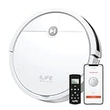 ILIFE X3 Robot Vacuum Cleaner, Tangle-Free 3000Pa Suction, 120 Min Runtime, Self-Charging Robotic Vacuum, 2.4GHz WiFi/App/Alexa Control, Slim, Quiet, Ideal for Pet Hair and Hard Floors