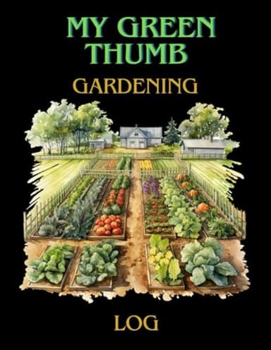 My Green Thumb: Gardening Log: Schedule Planting Time, Pruning, Equipment List, Garden Planning, Budget, Flower Journal