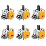 OCTODER 6PCS Hall Effect Joysticks for PS5 Controller, 3D Analog Sensor Wheel Thumbsticks Replacement for PlayStation 5 Controller