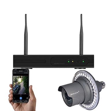 Zeus Pro Series WiFi Floodlight Home Security Camera Kit (ZCPRO-0801)