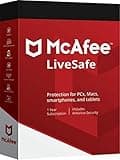 McAfee LiveSafe Unlimited 1 Year 2019, Email same day delivery