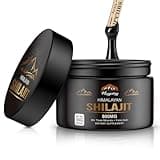 Shilajit Pure Himalayan Organic Resin - 800mg Gold Grade Shilajit Resin with Fulvic Acid & 85+ Trace Minerals Complex for Energy, Strength & Immunity, Shilajit for Men & Women, 800mg