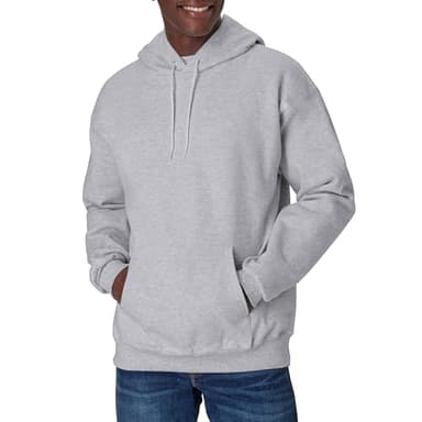 Hanes Men's Big and Tall Ultimate Cotton Heavyweight Pullover Hoodie Sweatshirt, Light Steel, 3X-Large