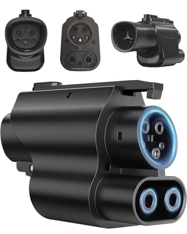 Fast Charge NACS to CCS1 Charging Adapter – Tesla Supercharger Adapter 500A/1000V, Works with Rivian (R1T, R1S, R2, R3) & Ford EVs