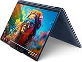 Lenovo Yoga 9i 2-in-1 Laptop with Intel Core Ultra 7 155H Processor,14” 2.8K (2880 x 1800), OLED, Touch, Display, 16GB RAM, 1TB SSD, Slim Pen, FP Reader, 5MP RGB+IR Cam, Low Blue Light, and Win 11Pro