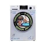 All-in-one Washer Dryer Ventless FULLY BUILTIN 0-CLEARANCE 1.62cf/15lbs 110V 1400RPM Equator
