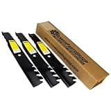 (3) Hustler 48" Fastrak Replacement Mulching Blades, Gator Style Zero Turn Mower, 3 Pack
