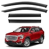 Window Rain Guards Shield for 2018-2024 GMC Terrain, Tape-on Window Vent Visors Shades Wind Deflectors for 18-24 Terrain SLE SLT AT4 Denali