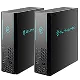 WJSP New ElphaPex DG Home 1 LTC+Doge+BEL+LKY+PEP+DOGM+EAC Miner 2.1GH/s 630W 0.3J/M Scrypt Algorithm Home 100~240V ASIC Miner - 2 Pack