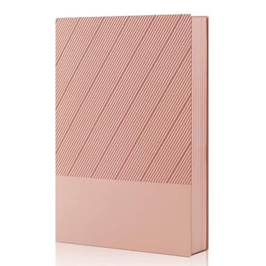 BOBO RABBIT Softcover Lined Journal Notebook 348 Pages Lay-Flat Bound Soft Leather Journaling Notebook for for Writing Work School Office Note Taking, 5.75"x8.31" Pink