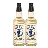 Top Hat East India Tonic Syrup - 5x Natural Quinine Tonic Water Drink Concentrate - Just Add Club Soda - 2 Pack of 32oz Bottles