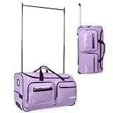 Fanwoli 28" Dance Bag with Garment Rack | Ultra-Light Collection| More Lightweight & Wear-Resistant| Ideal Competition Duffle Bag for Dancers Livestreamer Athletes
