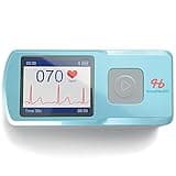 ECG Portable Heart Rate Monitor - Capture Heart ECG Metrics | Standalone with Vibrant LCD Display & Ample Storage | Zero Monthly Subscriptions