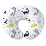 Plushii Nursing Pillow, Breathable Nursing Pillows for Breastfeeding, Breast Feeding Pillows for Mom, Breastfeeding Pillows for Bottle Feeding, Tummy Time, Sitting Support - Dinosaurs World
