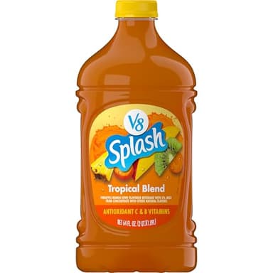 V8 Splash Tropical Blend Flavored Juice Beverage, 64 fl oz Bottle