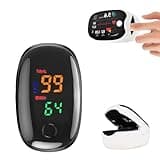 Non Invasive LED Gluc0se Meter,Needle-Free Device, Suitable for Indoor and Outdoor Use (Black 1)