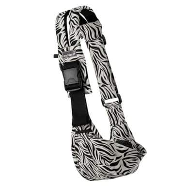 GOOSEKET 365 Toddler Carrier, 100% Cotton, Lightweight, Easy-to-USE, Portable, Suitable from 6-48 Months, Supports UP to 44LBS (Zebra)