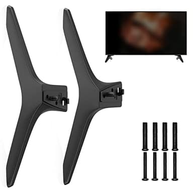 TV Stand Legs Replacement for LG 49 50 55 Inch 49UJ6300 49LJ5550 49UK6300 50UJ6300 50UK6300MEZ64114730 55UK6500 55UK6300 55UM6900 55UK6090PUA 55UN7300 55LJ550M 50UM7300