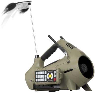 Electronic Predator Call, Coyote Caller for Hunting with Decoy Combo, Perfect for Coyote, Fox Hunting, 400YD Remote & 30YD Bluetooth Control, Play 2 Sounds Simultaneously-Khaki