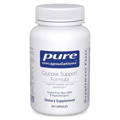 Pure Encapsulations Glucose Support Formula | Hypoallergenic Supplement Supports Healthy Pancreas Function and Carbohydrate Metabolism* | 60 Capsules