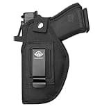 Gun Holsters IWB/OWB 9mm Pistol Holsters Optics Cut Fit: Glock 19 17 43X - Taurus G2C G3C G3 - Sig Sauer - S&W M&P Shield 9mm /40 - Ruger - Colt 1911 - Springfield ... for 3.2'' - 4.25'' Right/Left