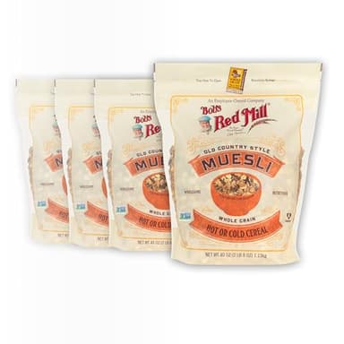 Bob's Red Mill Old Country Style Muesli, 40oz (Pack of 4) - Non GMO, Whole Grain, Vegan, Kosher
