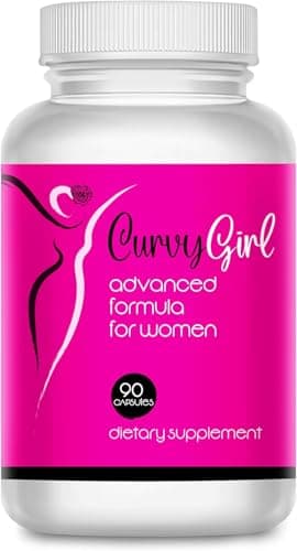 XENXNUTRA Labs Curvy Girl- Female Weight Gain Pills- Hip and Breast Enhancement for Women- Get Your Curves Fast- Fill Out Your Jeans and Fit in That Swimsuit Without Surgery or Padding- 90 Capsules
