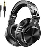 OneOdio A71 Hi-Res Studio Recording Headphones - Wired Over Ear Headphones with SharePort, Monitoring Mixing Foldable Headset with Stereo Sound, 3.5/6.35MM Jack for PC Computer DJ Guitar