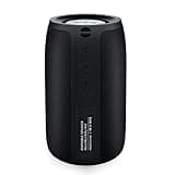 Bluetooth Speaker, MusiBaby Wireless Portable Speaker - Waterproof, Outdoor, Bluetooth 5.0, Dual Pairing, Loud Stereo, Deep Bass, 24H Playtime - Gift Ideas for Home, Party, Travel (BLK)
